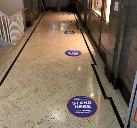 Custom floor graphics
